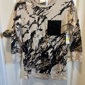 Zella Monochrome Tie-Dye Sweatshirt